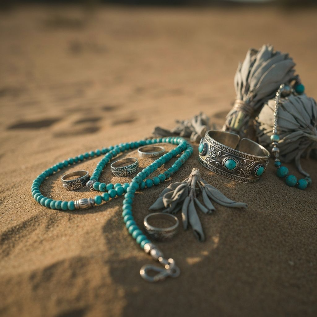 Turquoise jewelry collection